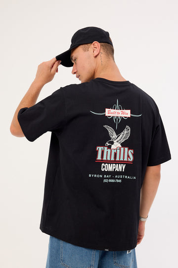 Thrills Forged Freedom Merch Fit Tee Black