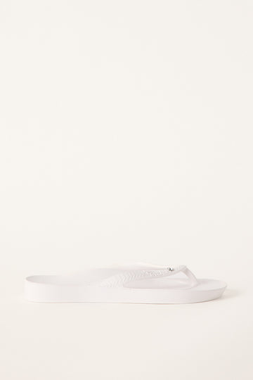Archies Footwear Arch Support Thong White Crystal