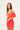Luck & Trouble Elyse Recycled Off Shoulder Mini Dress Coral