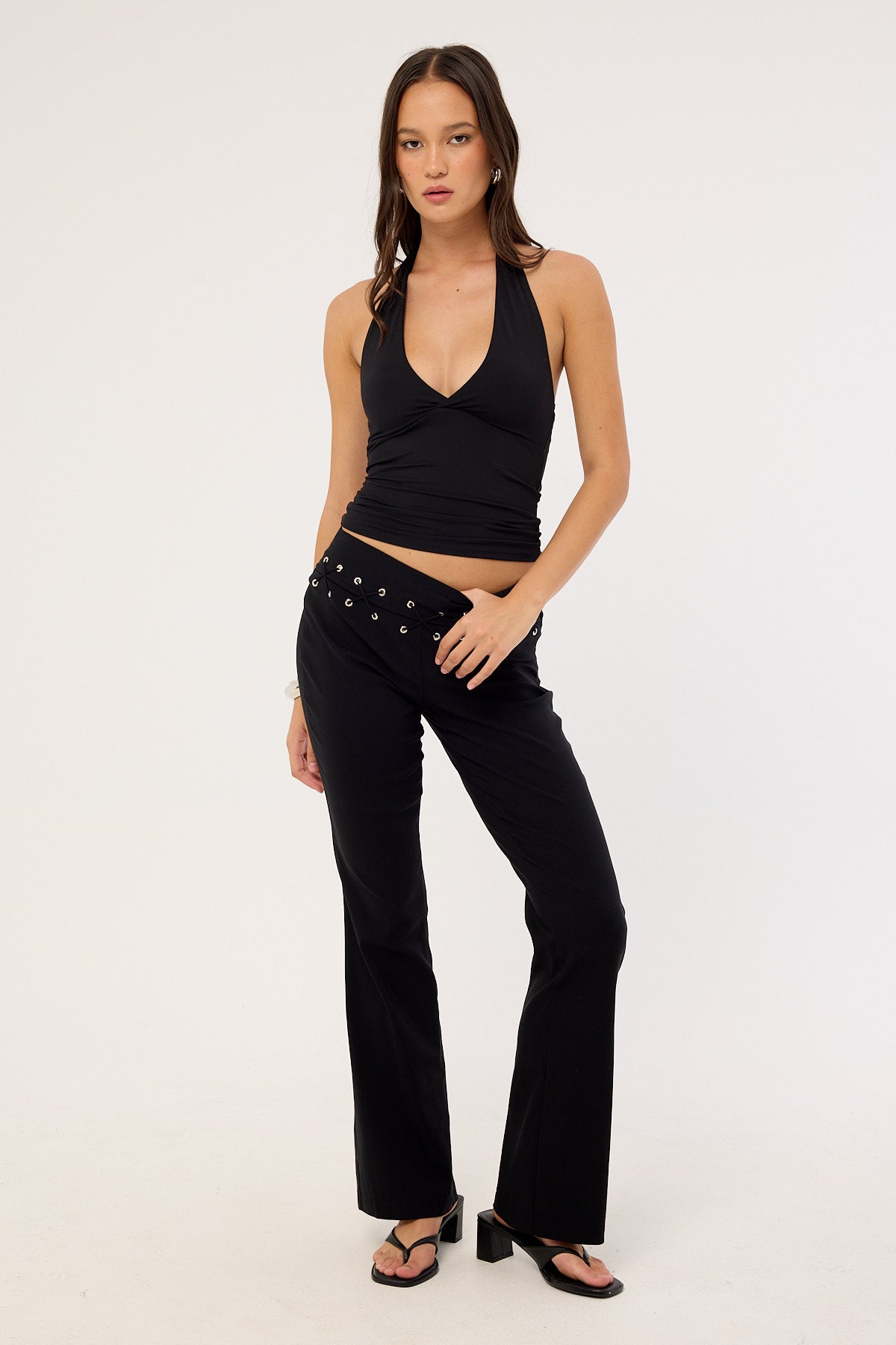 Motel Lirina Trouser Tailoring Black