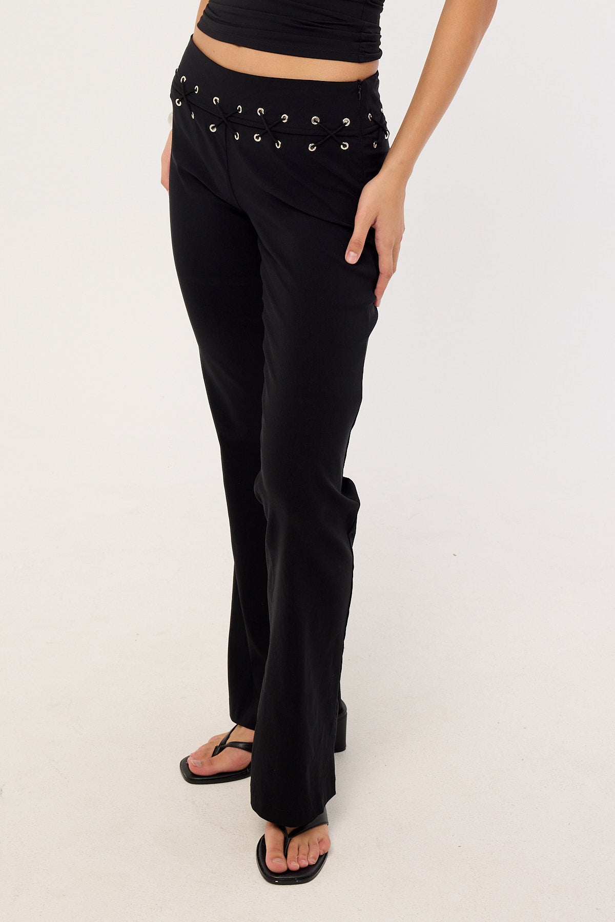 Motel Lirina Trouser Tailoring Black