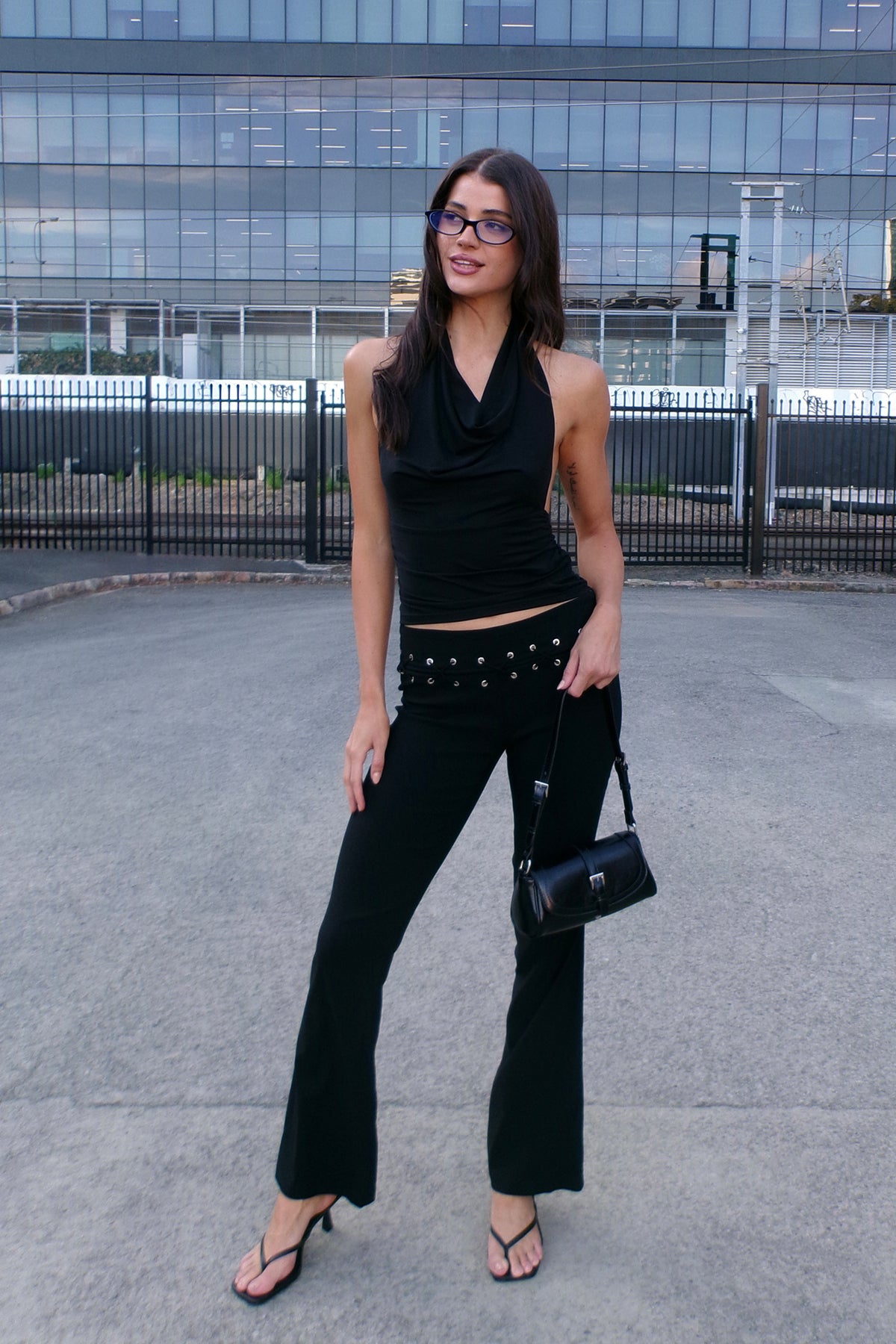 Motel Lirina Trouser Tailoring Black