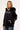 Worship Padlock Zip Front Hood Black Fur