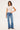 Worship Padlock Bootcut Low Rider Faded Sky High Blue Denim