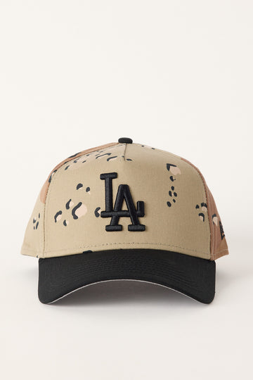 New Era 9Forty A-Frame Los Angeles Dodgers Cap Desert Camo/Black