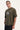 Thrills Rose Brigade Box Fit Oversize Cropped Tee Olive Night