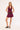 Luck & Trouble Rosseli Sequin Mini Dress Burgundy