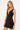 Perfect Stranger Alba Structured Mini Dress Black