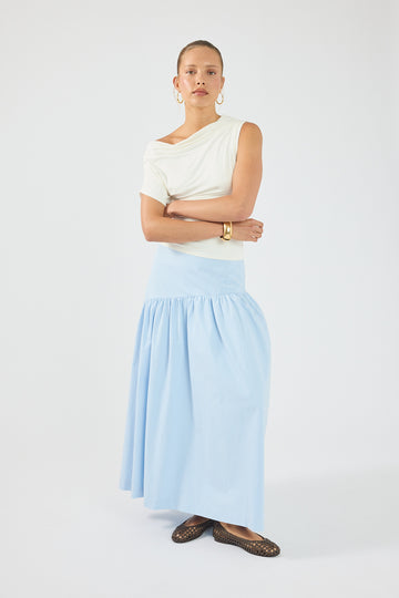 Perfect Stranger Monti Maxi Skirt Blue