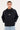 Thrills Thrill Of Victory Raglan Quarter Zip Polar Fleece Faded Black