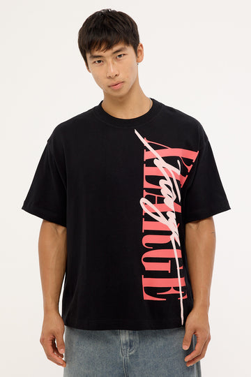 Xlarge Vertical Gorilla Fit Tee Black