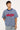 Xlarge Italic Stripe Gorilla Fit Tee Navy Stripe