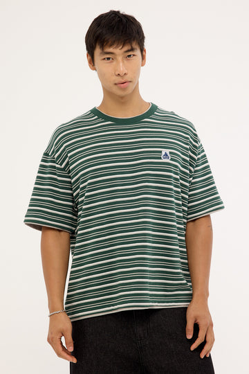 Xlarge Stripe Layer Gorilla Fit Tee Eden