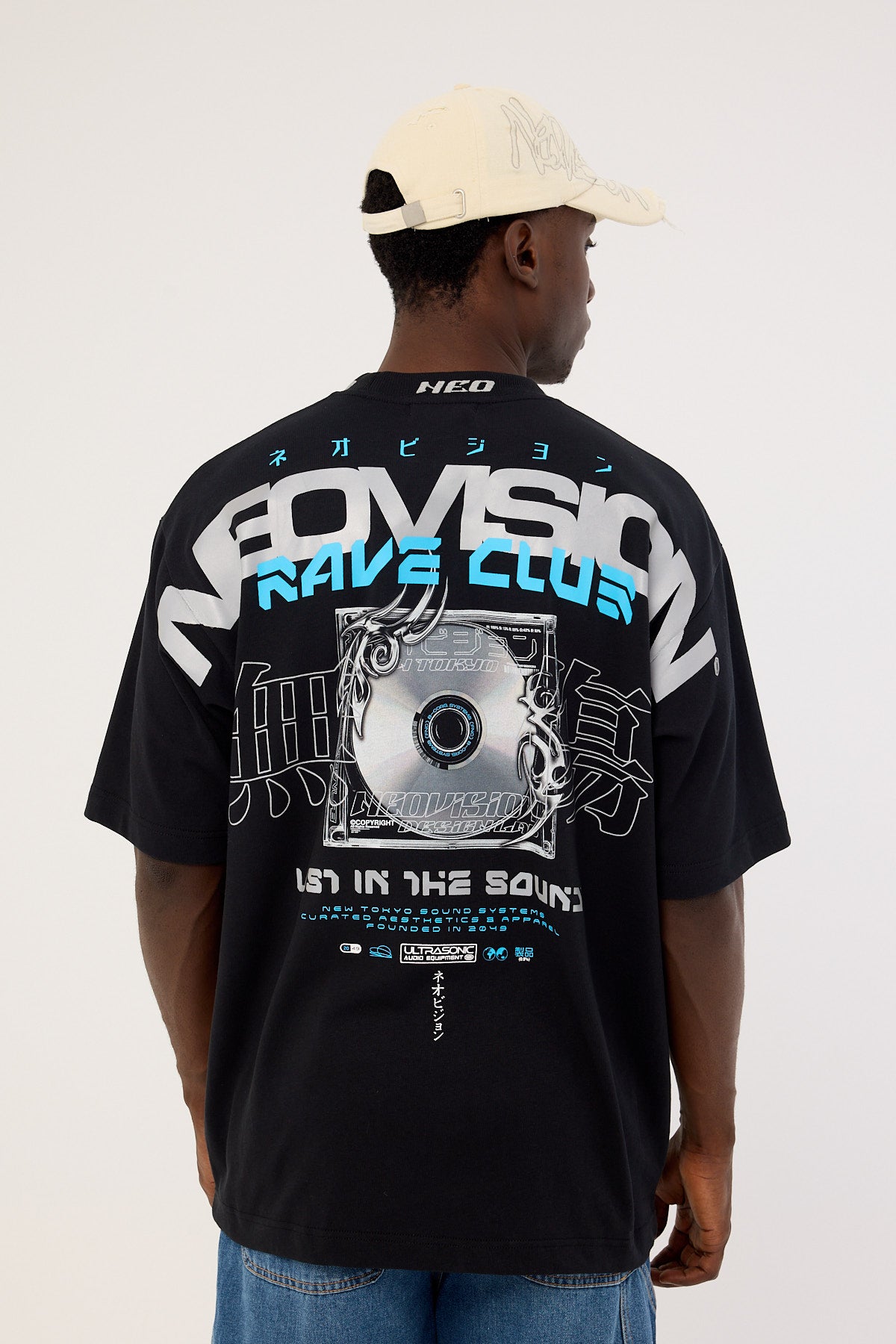 Neovision Bassline Oversize Super Heavy Tee Black