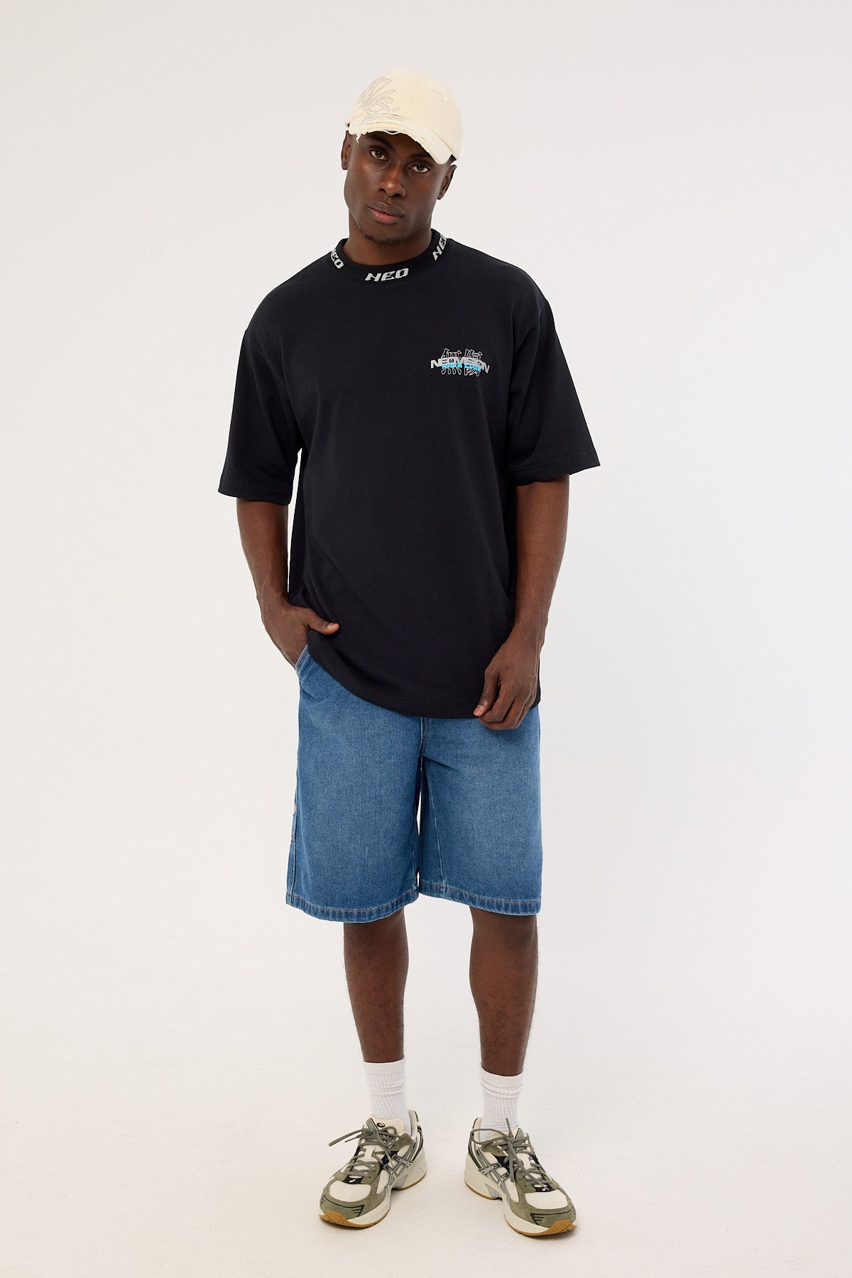 Neovision Bassline Oversize Super Heavy Tee Black