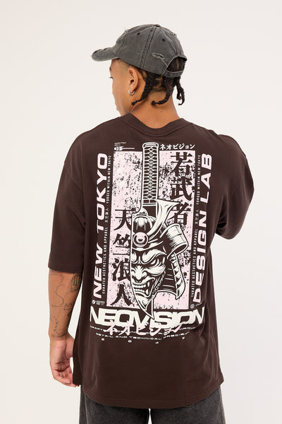 Neovision Shogun Oversize Super Heavy Tee Coffee Brown – Universal