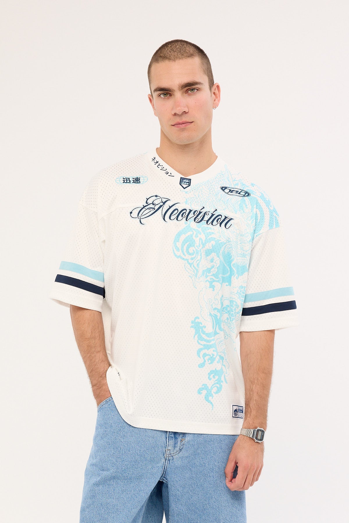 Neovision Nami V Neck Jersey White