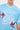 Common Need Swallows V-Neck Jersey Powder Blue