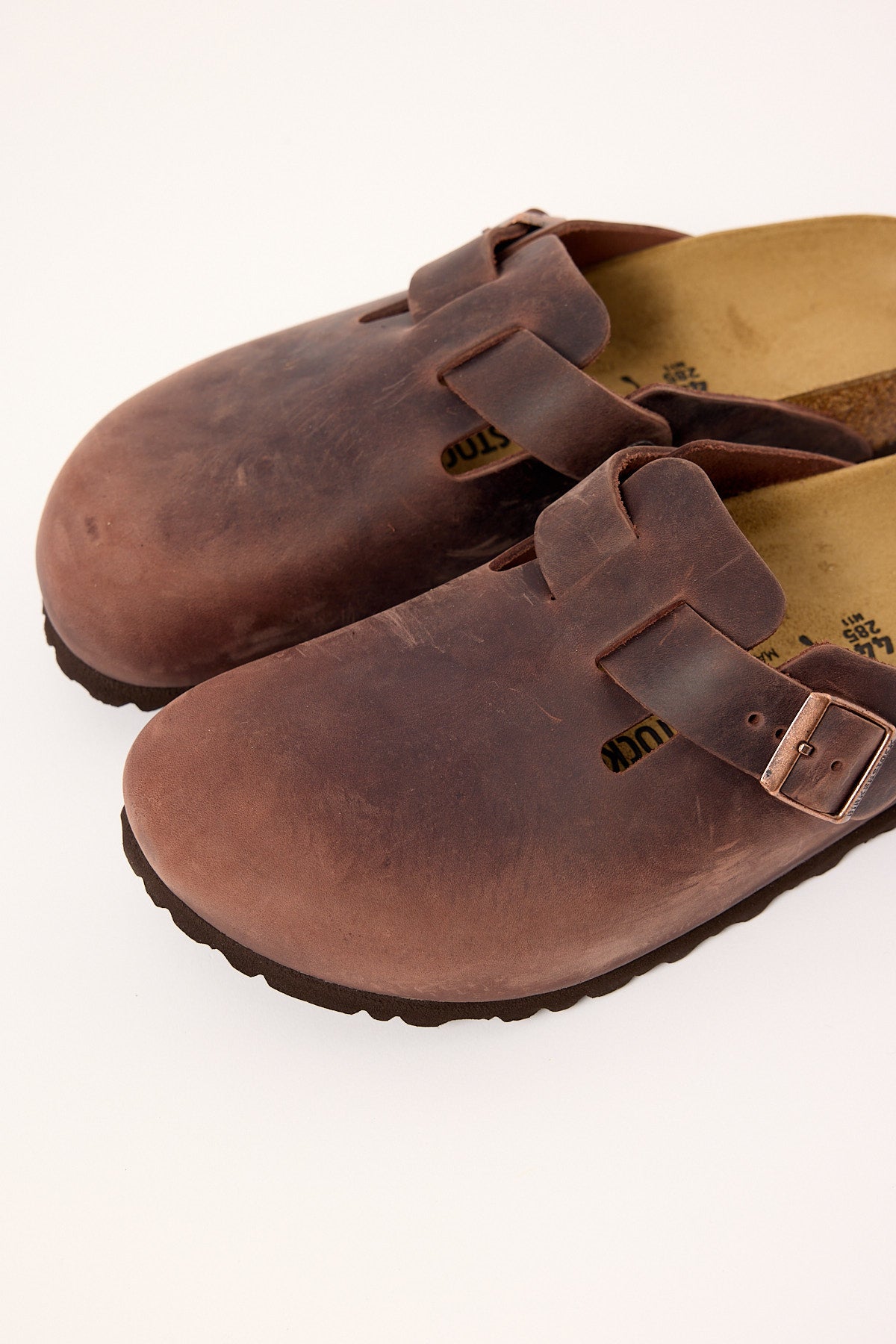 Birkenstock Boston Habana Oiled Leather Narrow Habana