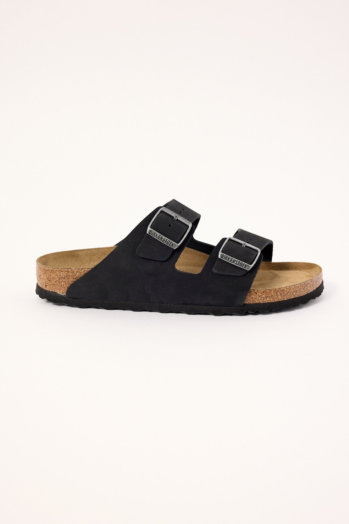 Birkenstock Arizona SFB Nubuck Leather Narrow Black