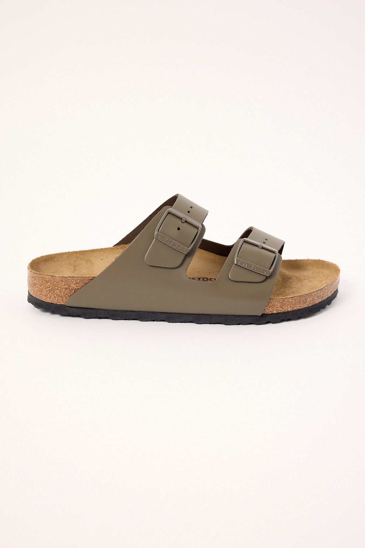Birkenstock Arizona Smooth Leather Narrow Concrete Grey