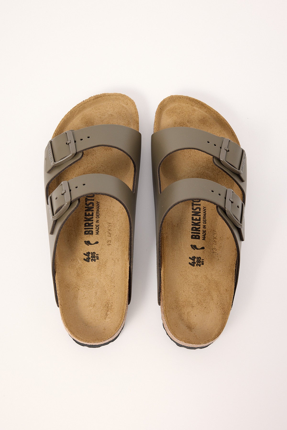 Birkenstock Arizona Smooth Leather Narrow Concrete Grey
