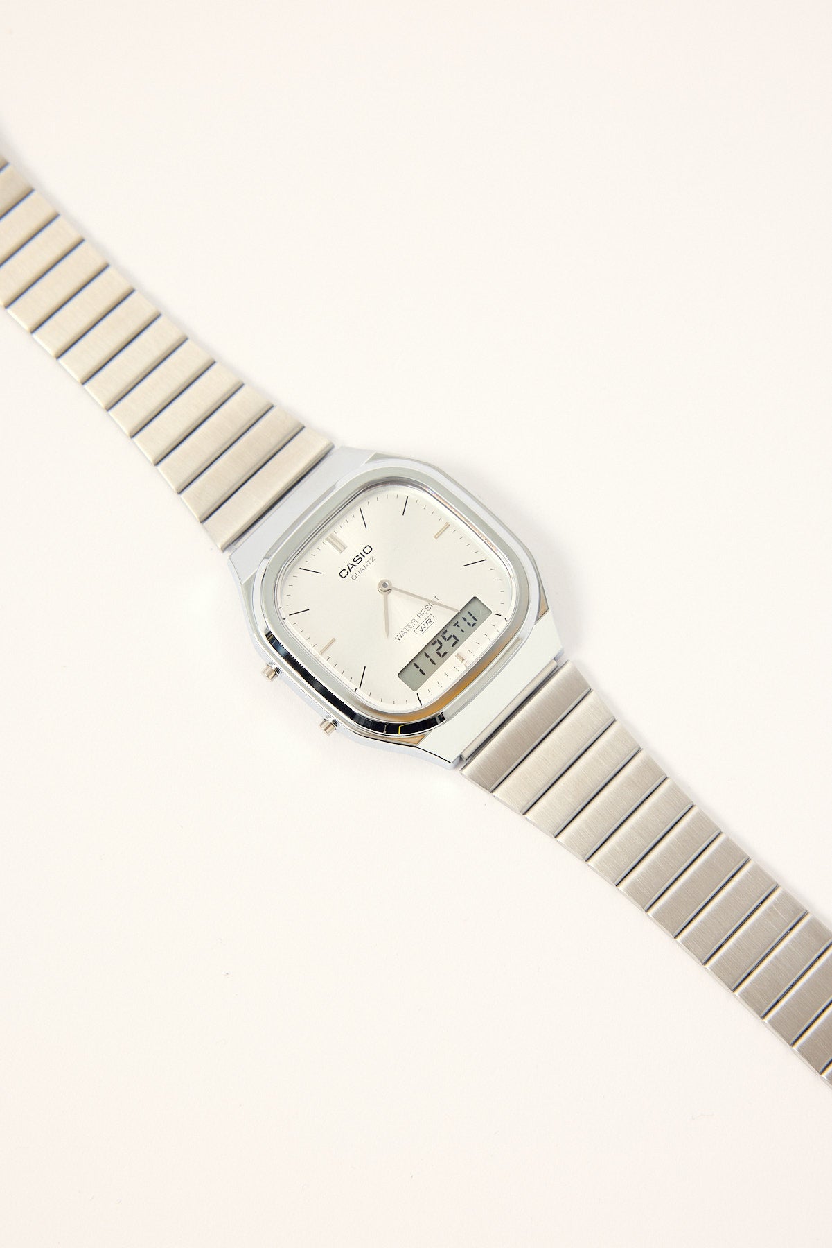 Casio AQ240E-7A Duo Watch Silver