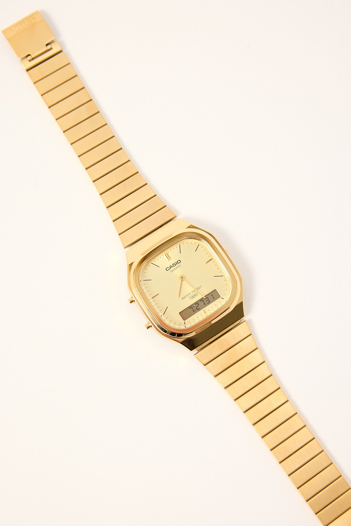 Casio AQ240EG-9A Duo Watch Gold