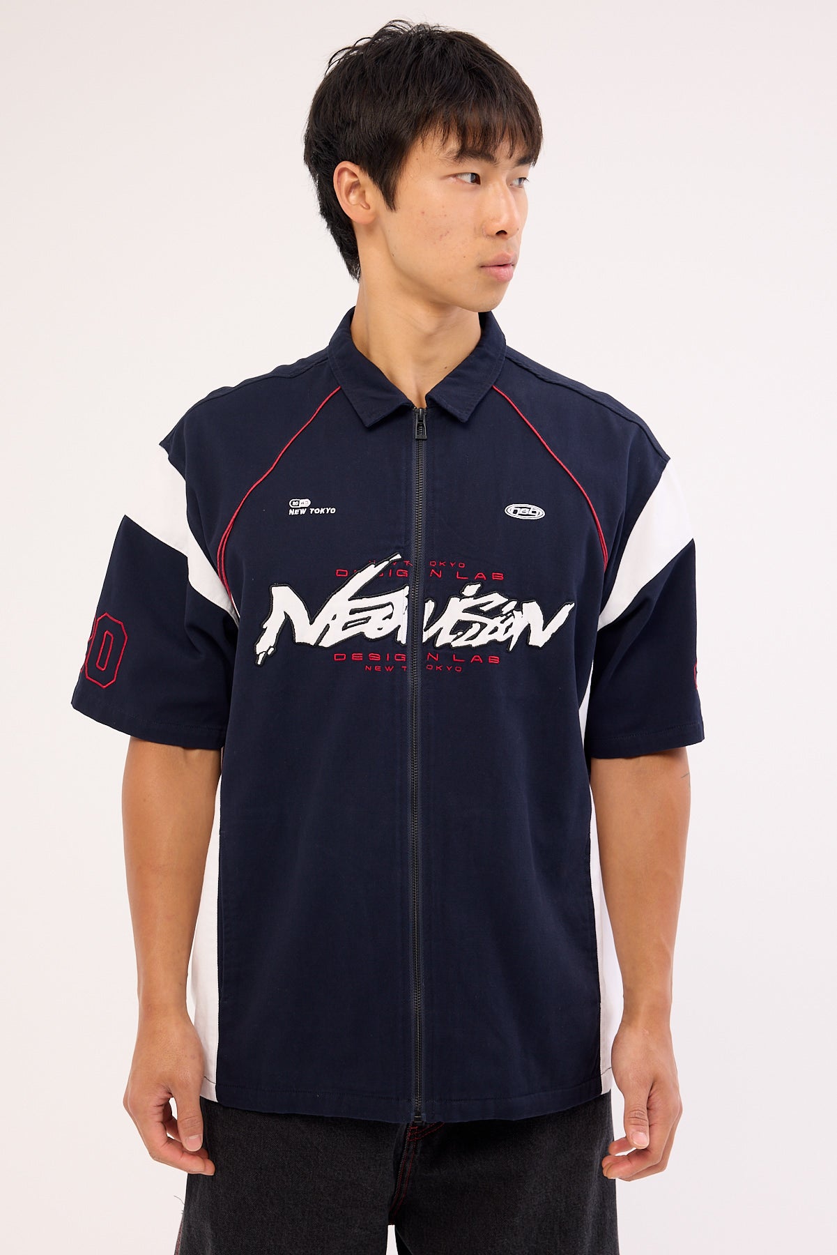 Neovision Underpass Oversize Shirt Navy