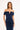 Luck & Trouble Millie Mesh Midi Dress Navy