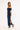 Luck & Trouble Millie Mesh Midi Dress Navy