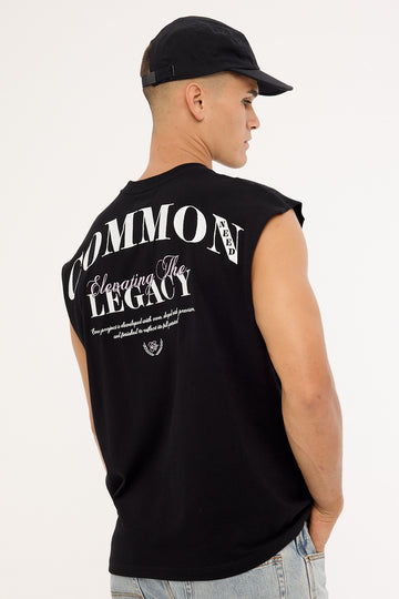 Common Need Arch Muscle Tank Black
