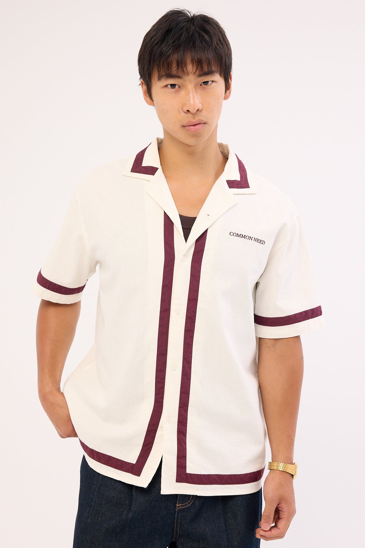 Common Need Dynasty Resort Shirt Ecru