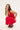 Luck & Trouble Lorelai Polka Halter Top Red Print