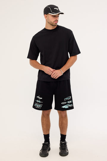 Neovision Slash Loopback Sweat Short Black
