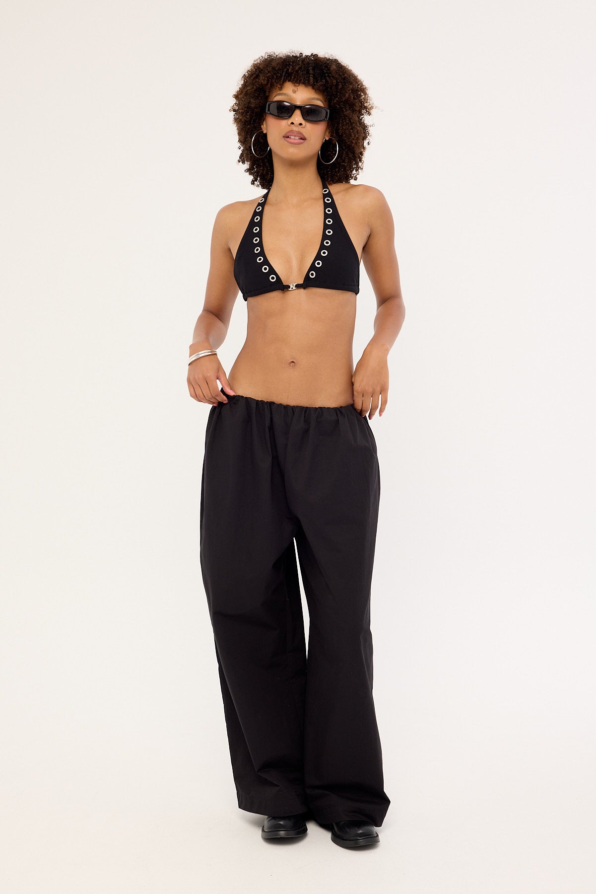 Neovision Coil Eyelet Bralette Black