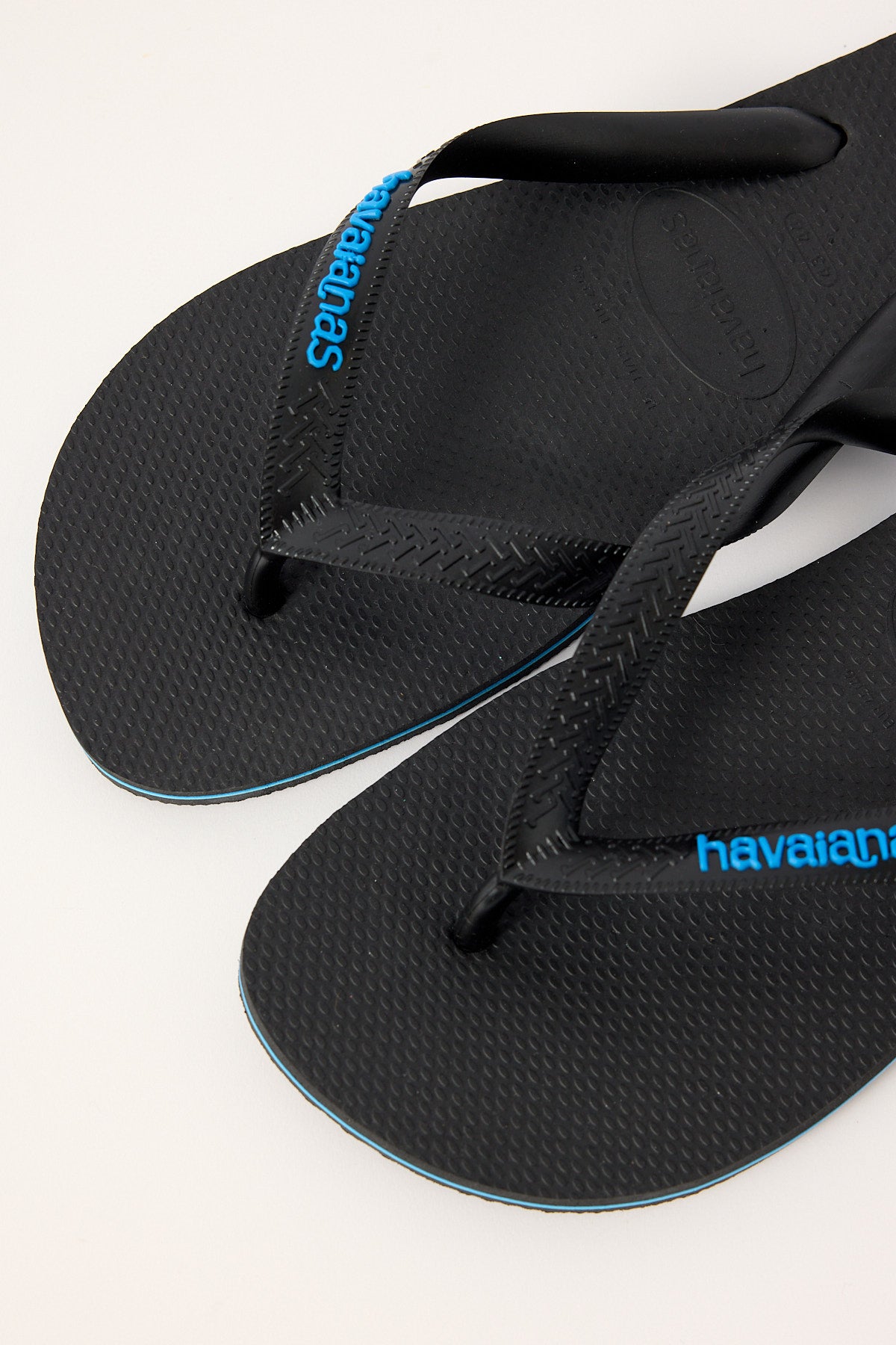 Havaianas Rubber Logo Black Blue