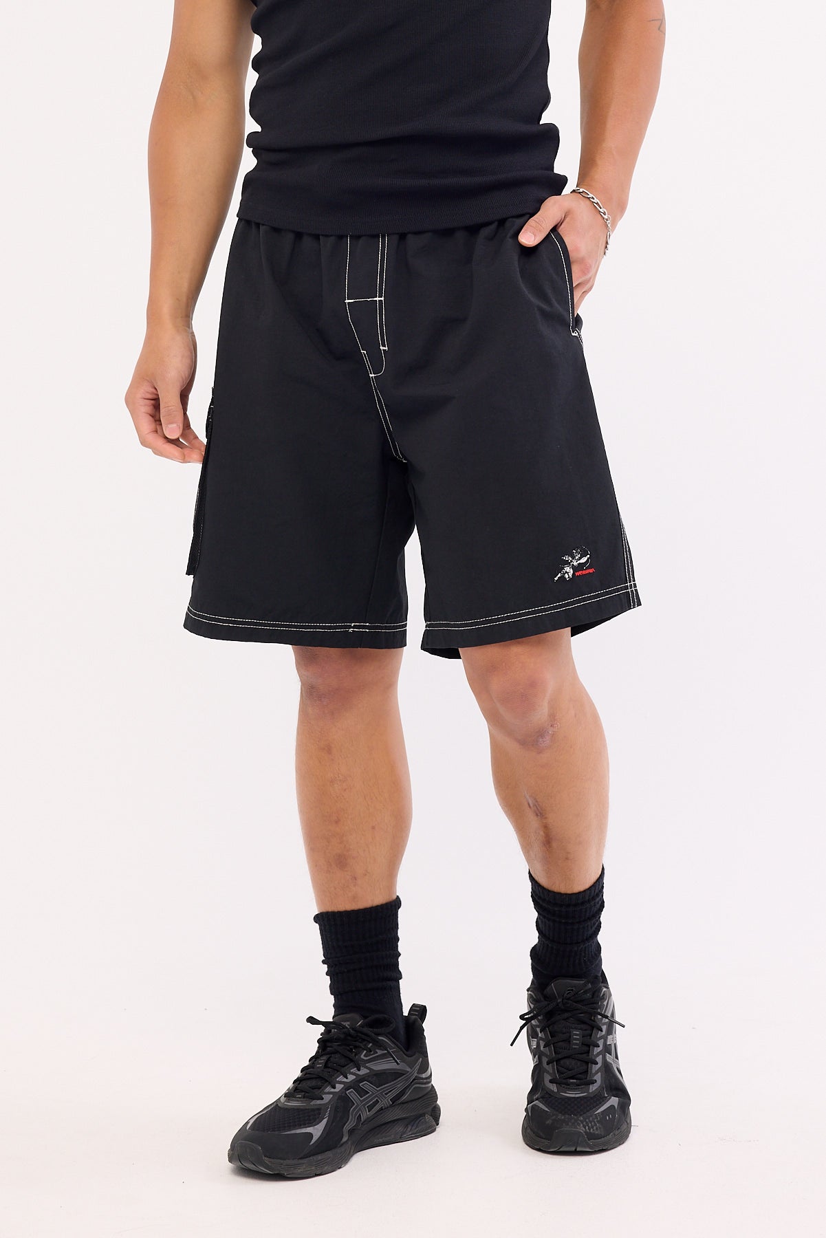 Worship Cherub Swim Short Black
