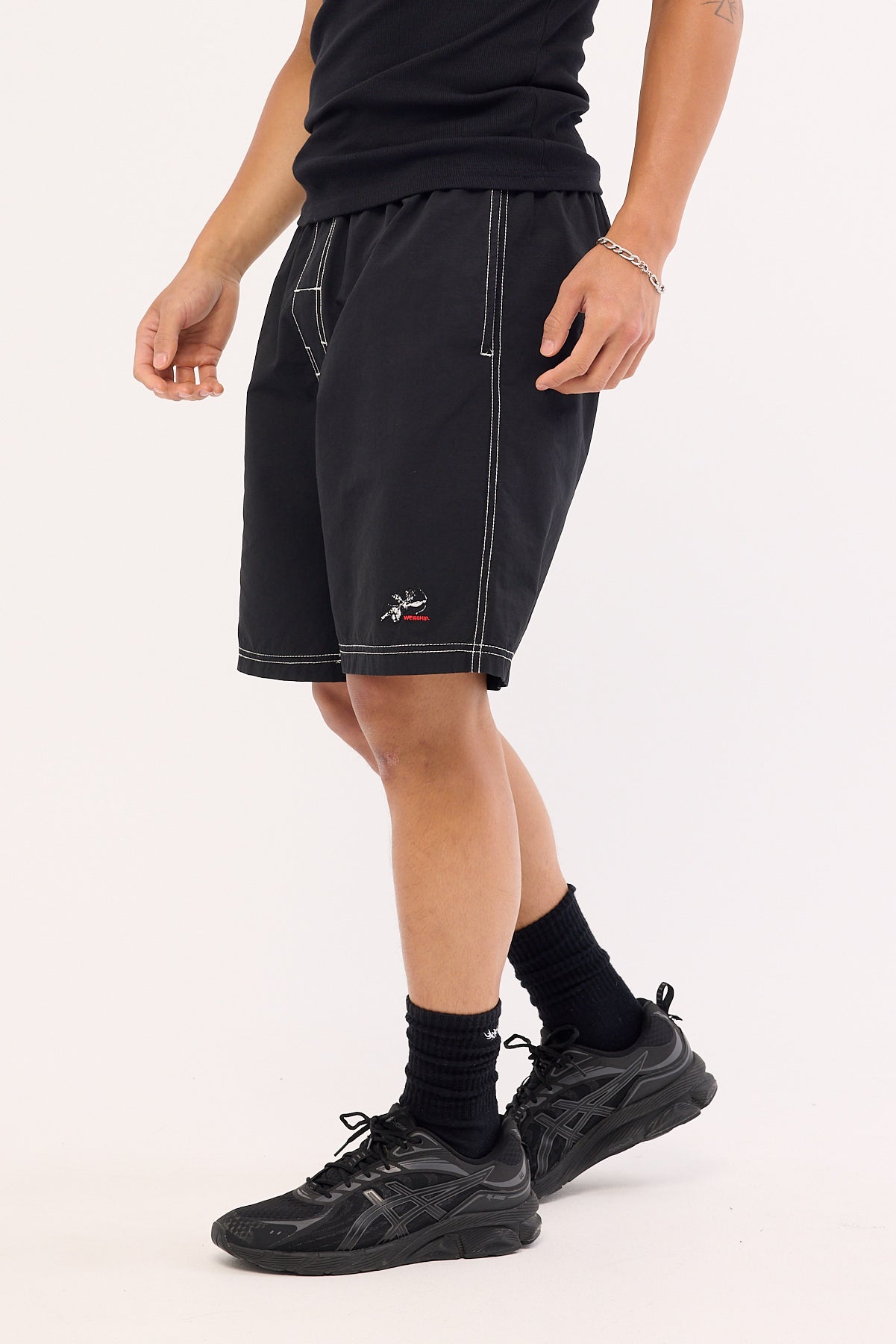 Worship Cherub Swim Short Black