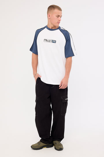Rusty Side Quest Elastic Cargo Pant Black