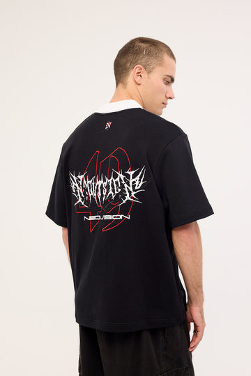 Neovision Morgul Short Sleeve Rugby Polo Asphalt