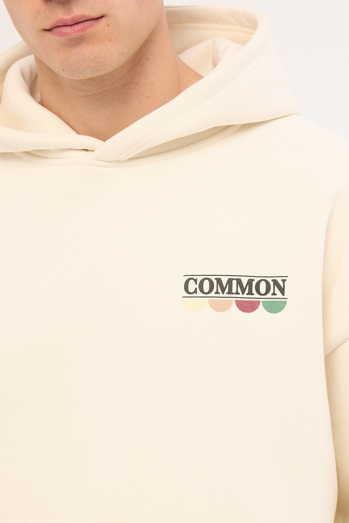 Common Need Yuri Cropped Hoodie Off White