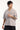 Common Need Royalty Boxy Cropped Resort Shirt Brown Stripe