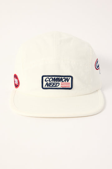 Common Need Ryder 5 Panel Cap White