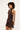 Perfect Stranger Carmin Halter Mini Dress Brown