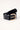 Common Need Path Slim Leather Belt Black
