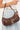 Perfect Stranger Gracie Clasp Shoulder Bag Brown