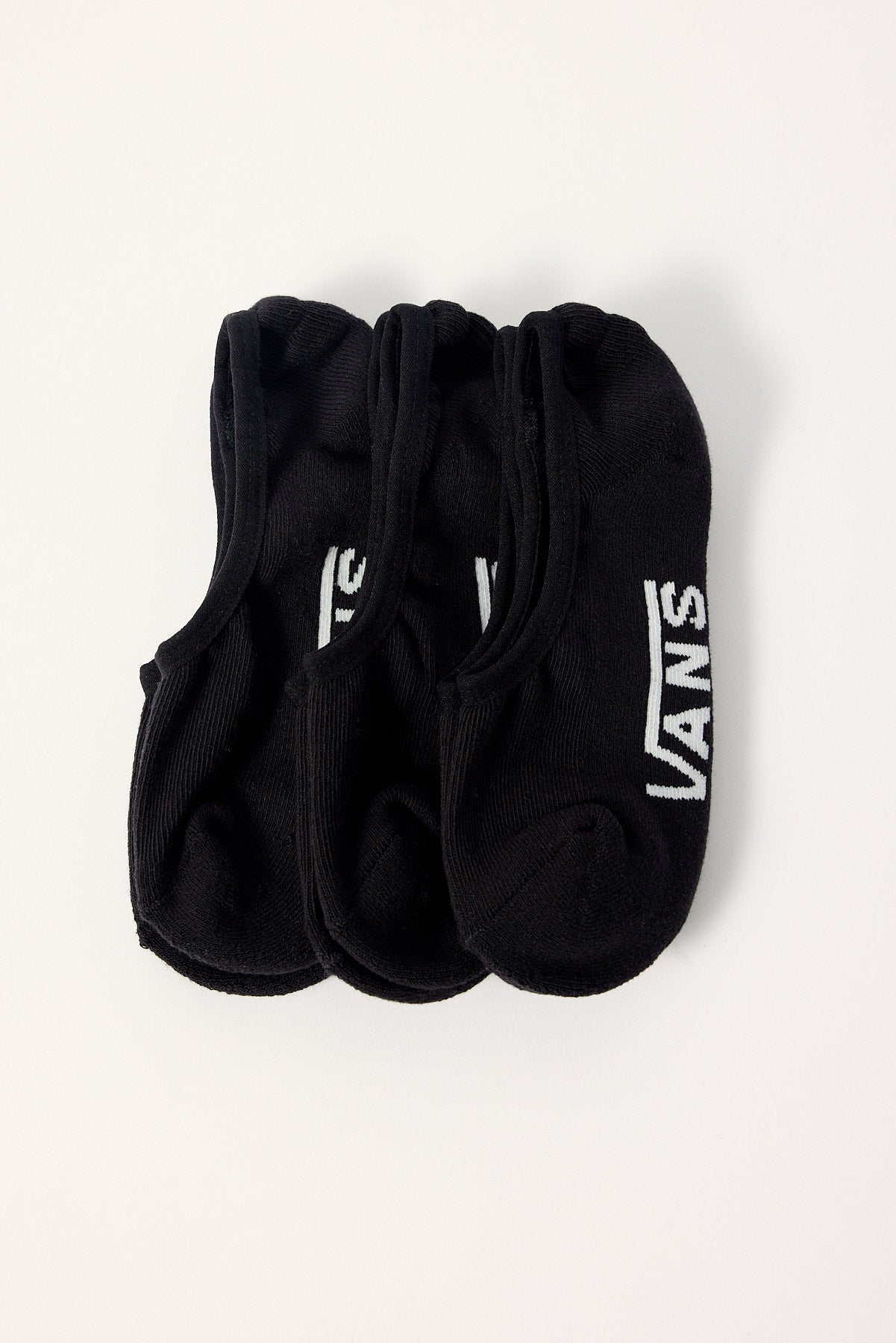 Vans DNU Classic No Show 3 Pack Sock Black