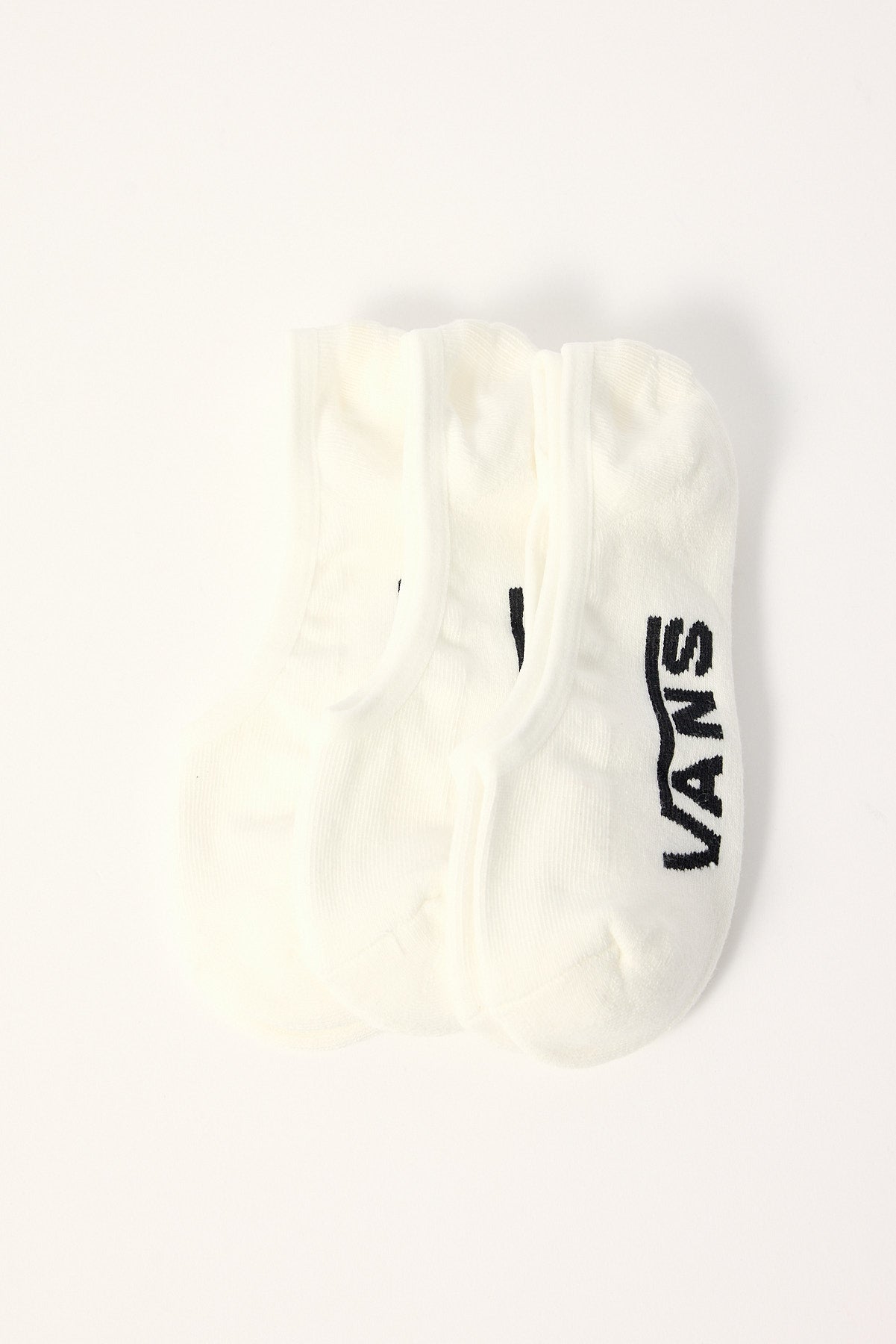 Vans DNU Classic No Show 3 Pack Sock White
