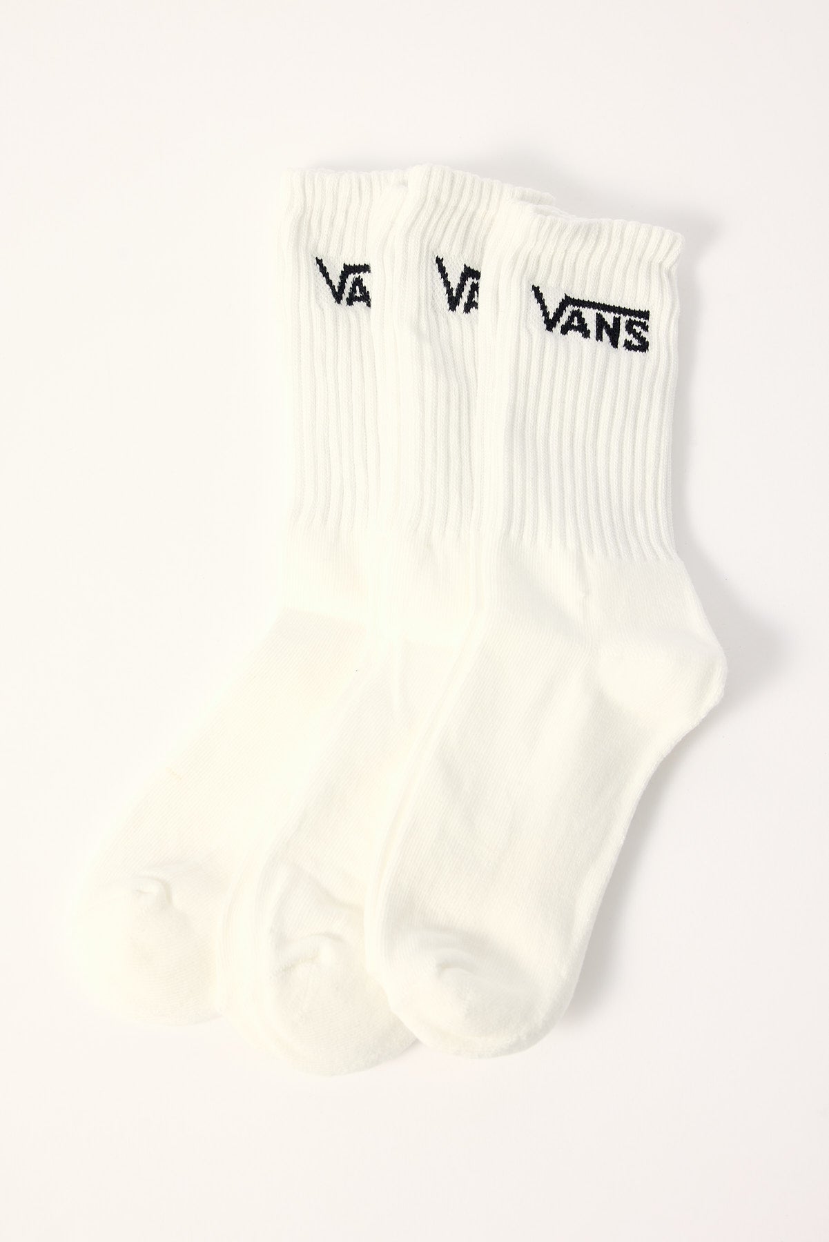 Vans Classic Crew Socks 3 Pack White
